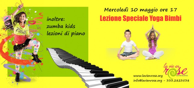 Corsi Bimbi: yoga, zumba, piano