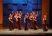 Spettacolo Fantasia Orientale V coreografia “Sevillanas”
